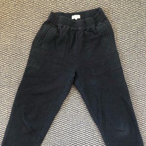 Madewell waffleback pull-on high-rise tapered pants XS